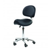 Stool w/backrest Felix Black